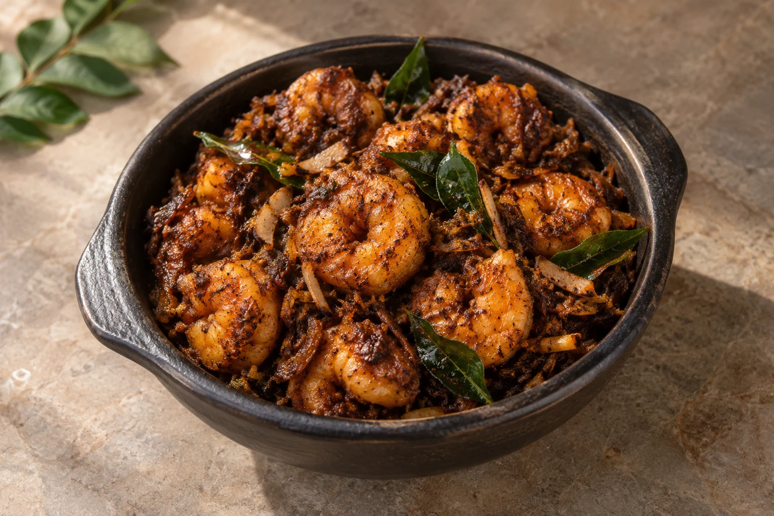 Pepper prawn roast