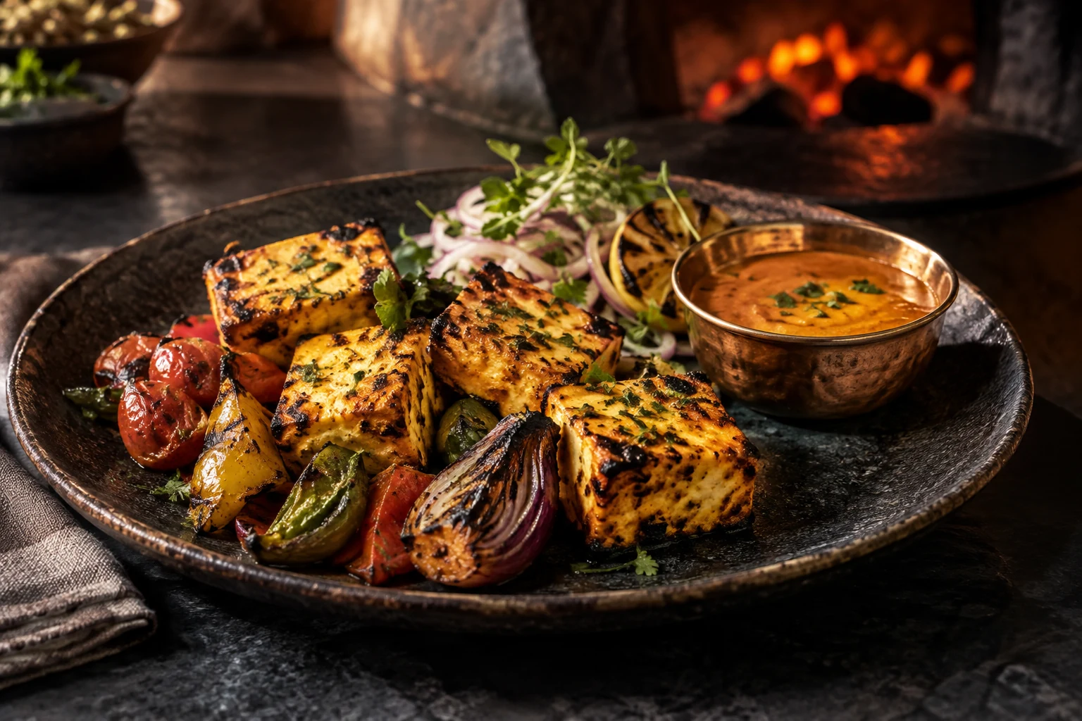 INDIAN KITCHEN · LIVE FIRE