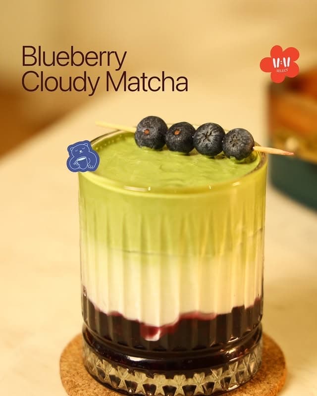 Blueberry Cloudy Matcha