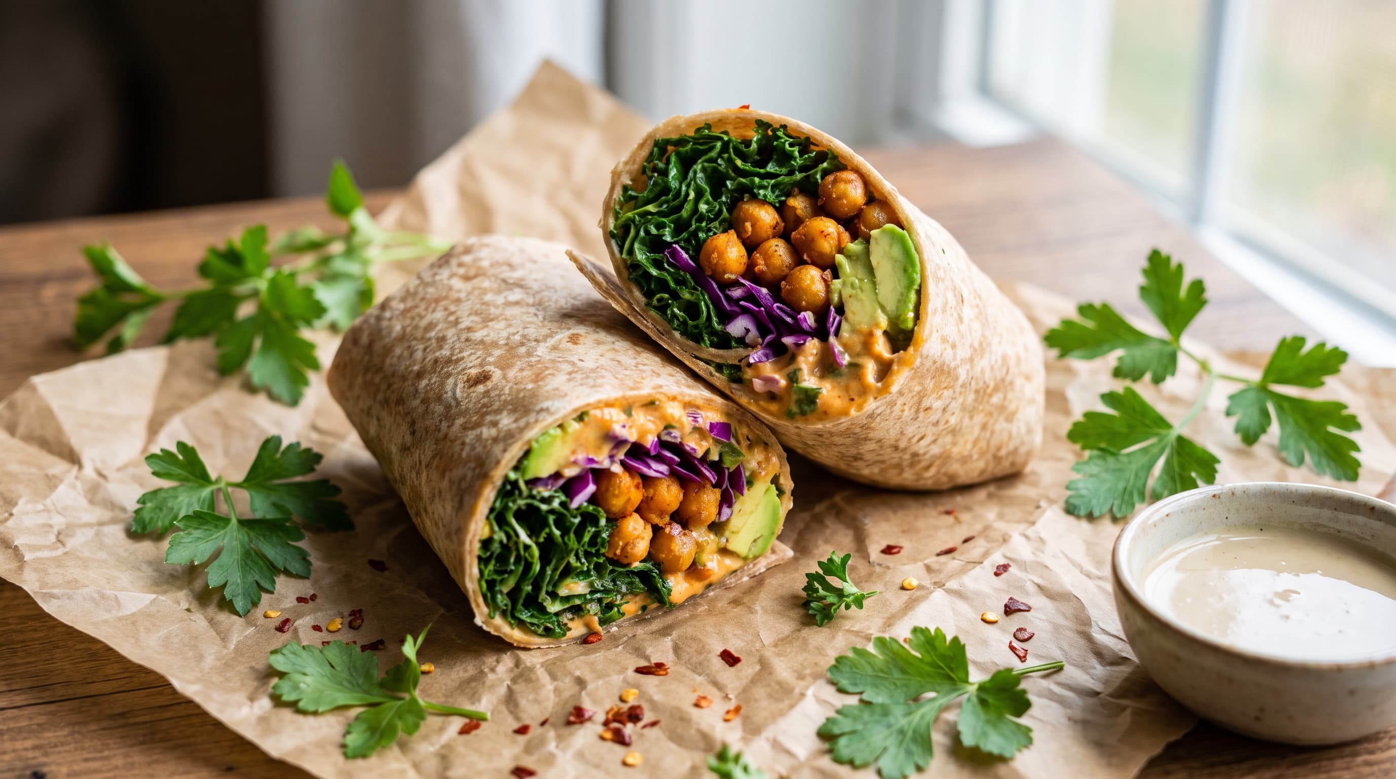 Chickpea Wrap
