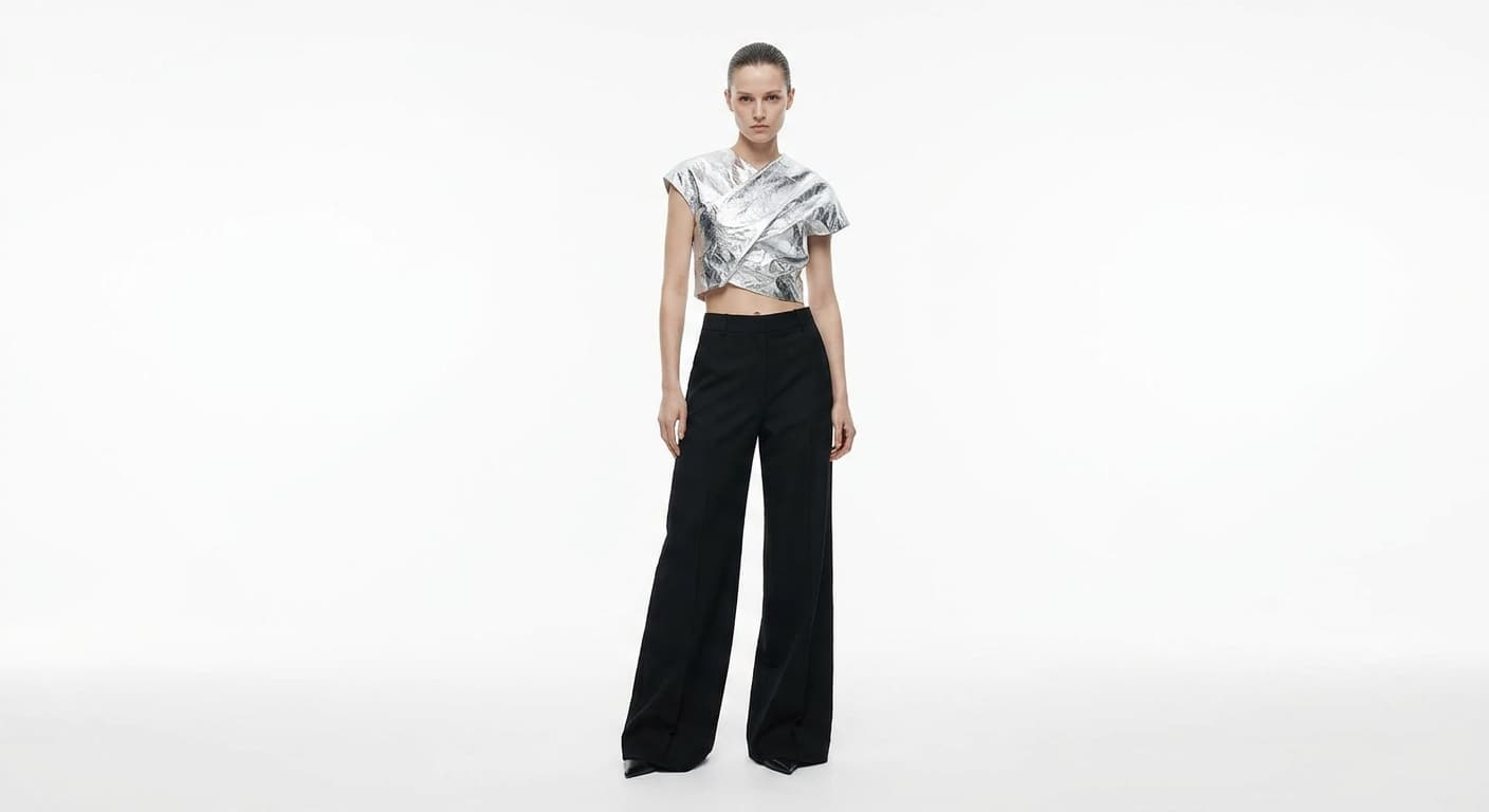 Silver Crop Jacket