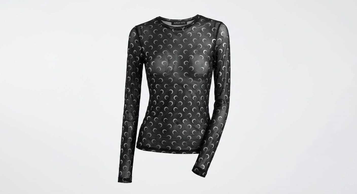 Sheer Crescent Top