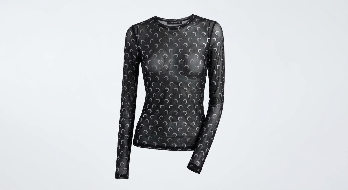 Sheer Crescent Top