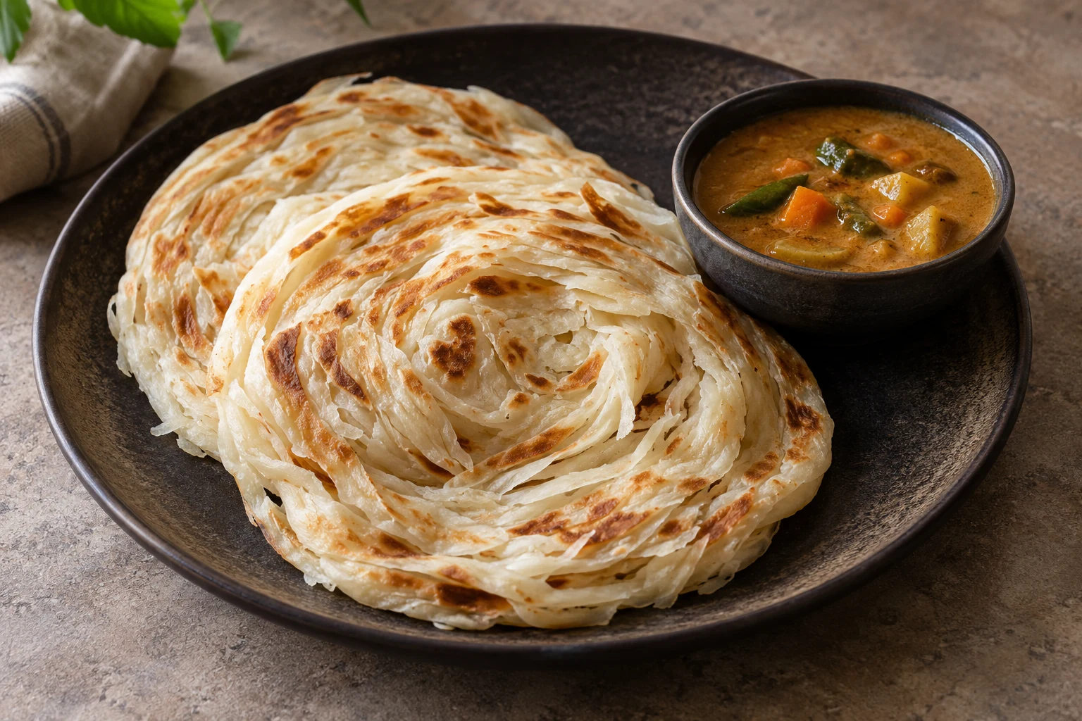 Malabar parotta