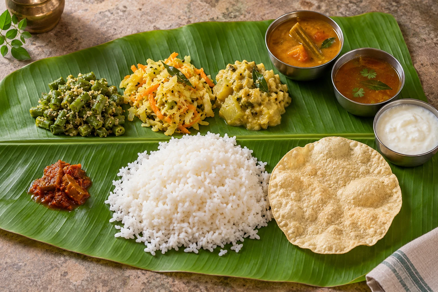Vegetarian rice meals
