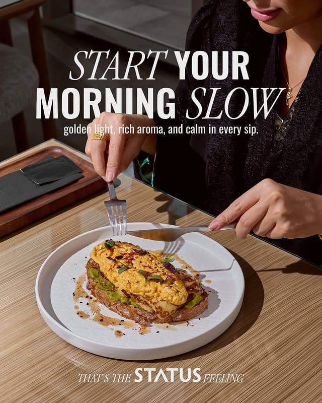 Breakfast · begin without rushing
