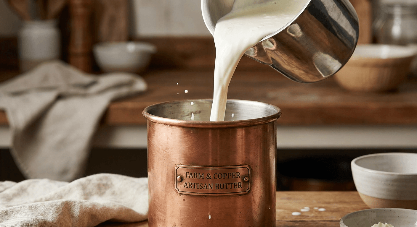 A jug of double cream