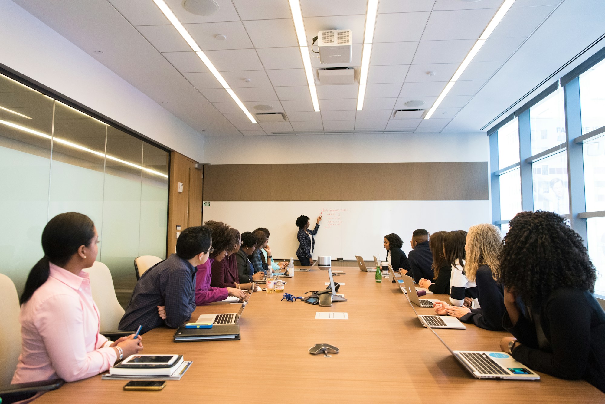 An investment committee session
