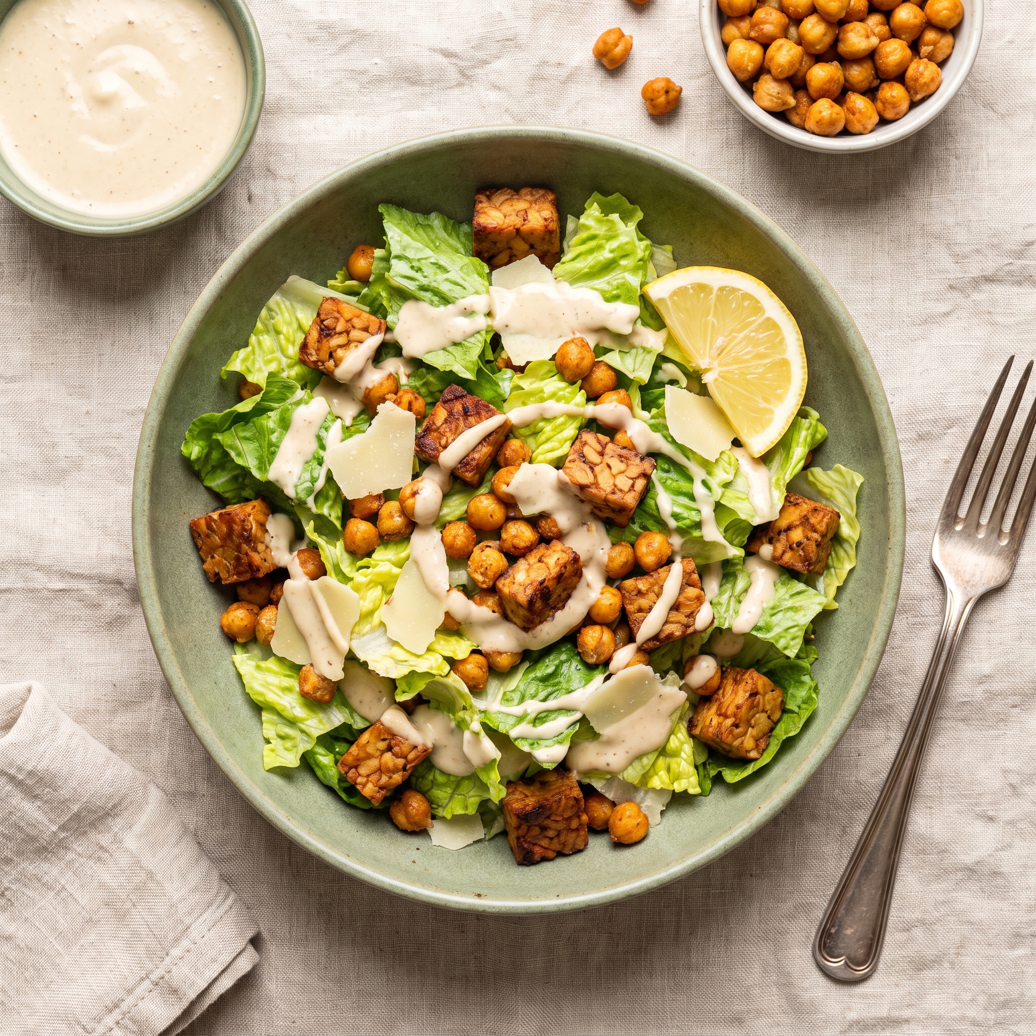 Tempeh Caesar Bowl