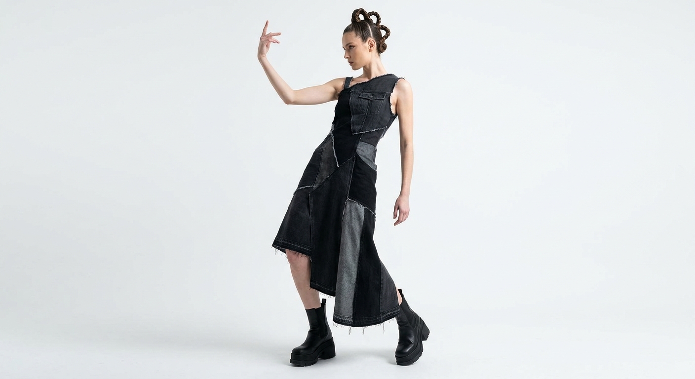 Eclipse Crescent Knit Dress