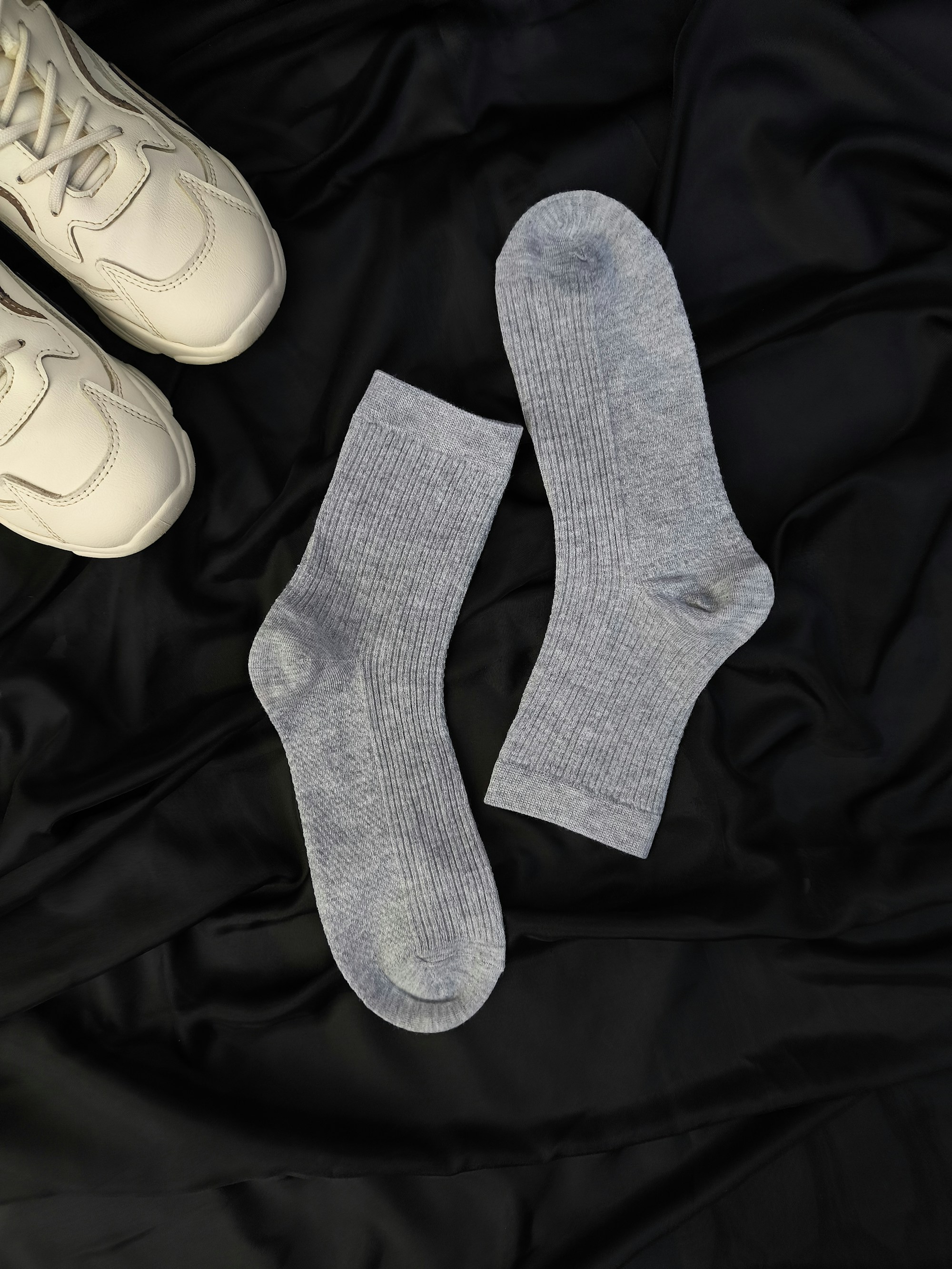 Cloud Grey Ankle, 3-Pack