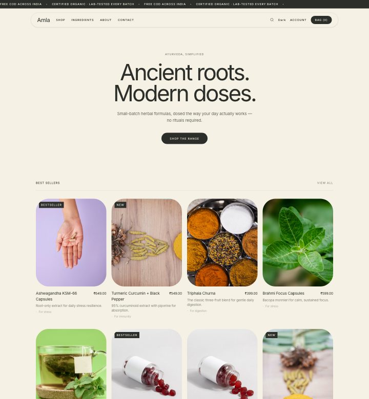 Amla storefront