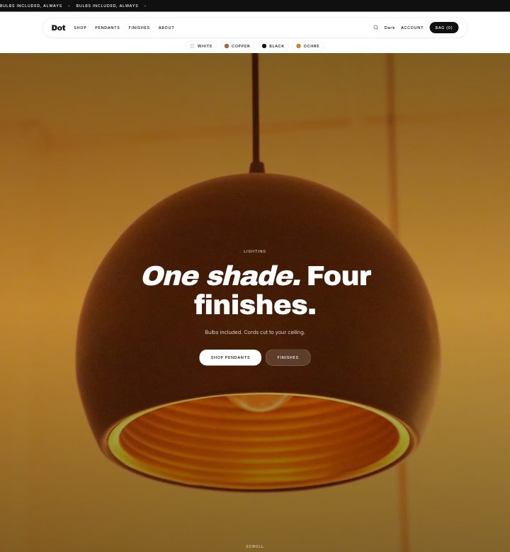 Dot storefront