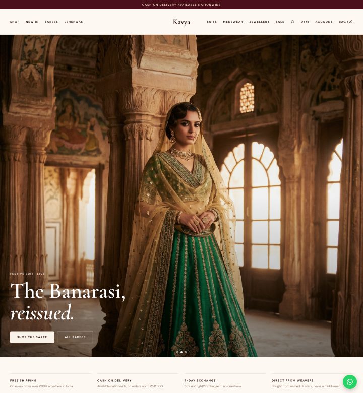 Kavya storefront