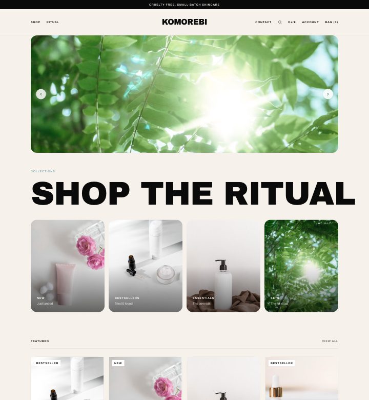 Komorebi storefront