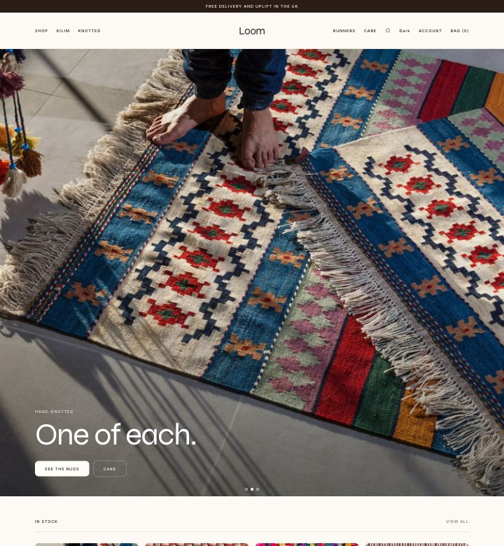 Loom storefront