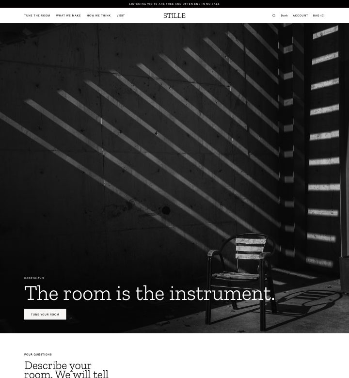 STILLE storefront
