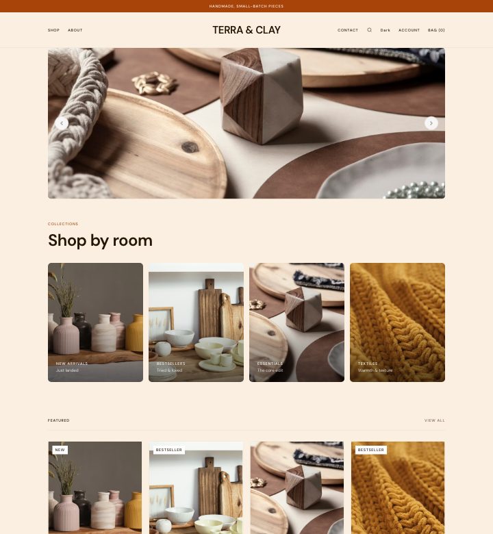 Terracotta storefront