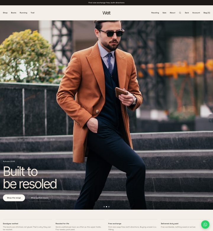 Welt storefront